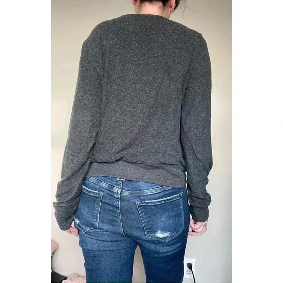 Wildfox Gray Rainbow Sweater - Picture 3 of 5